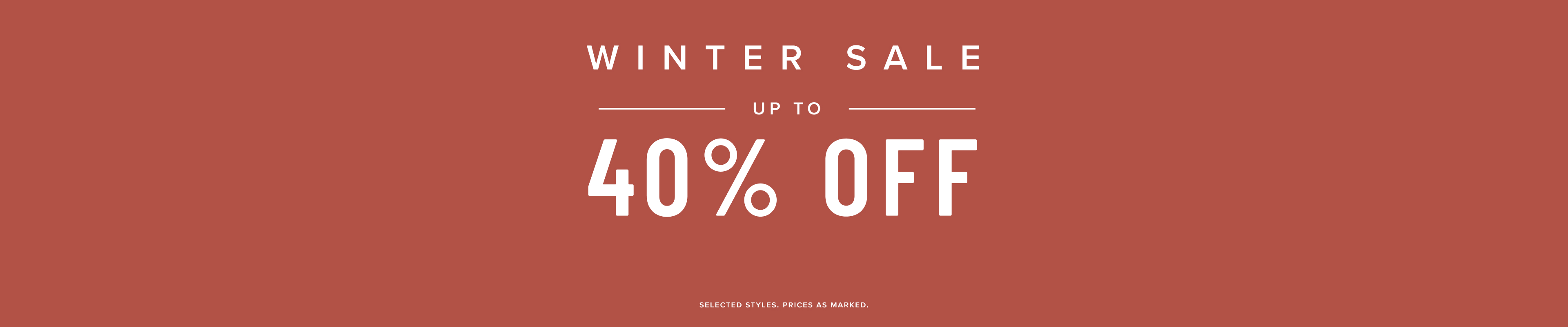 June - Winter Sale Up to 40% Off - Part 4