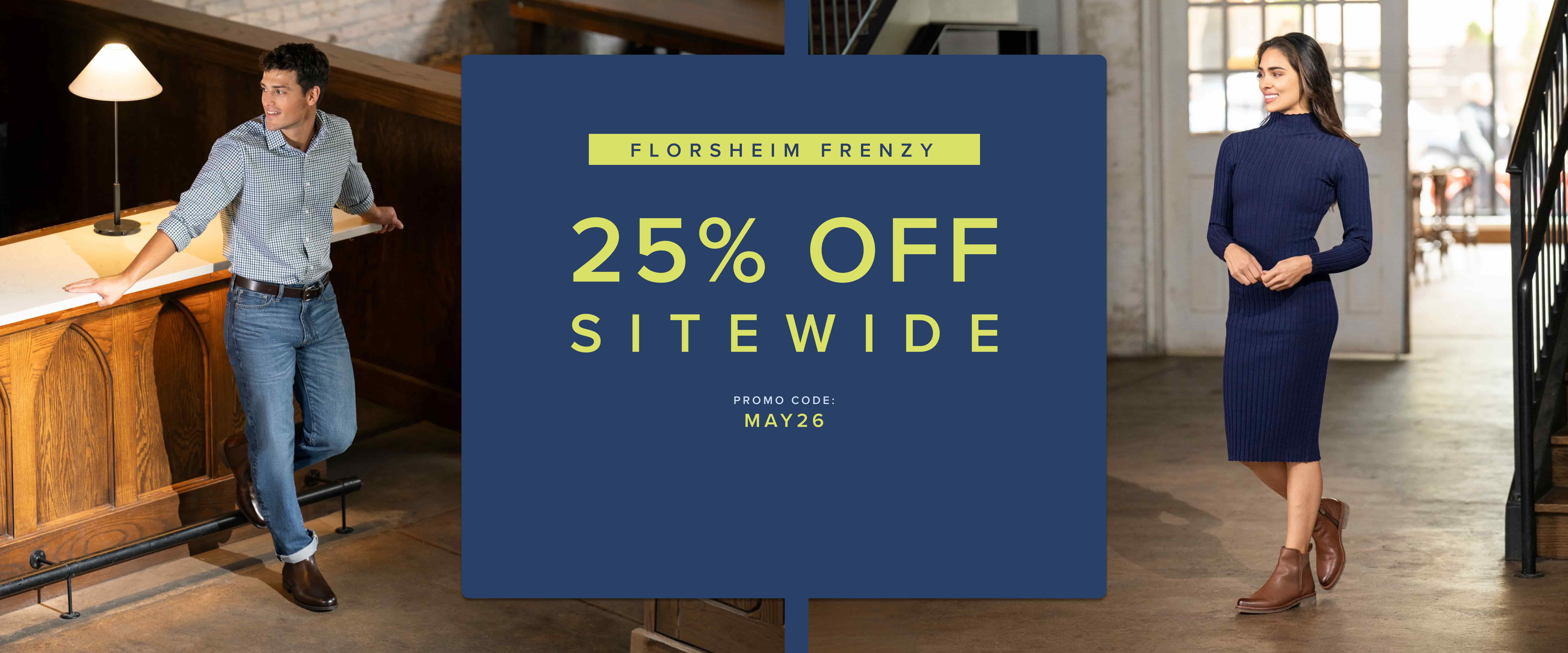 May - 25% Off Sitewide