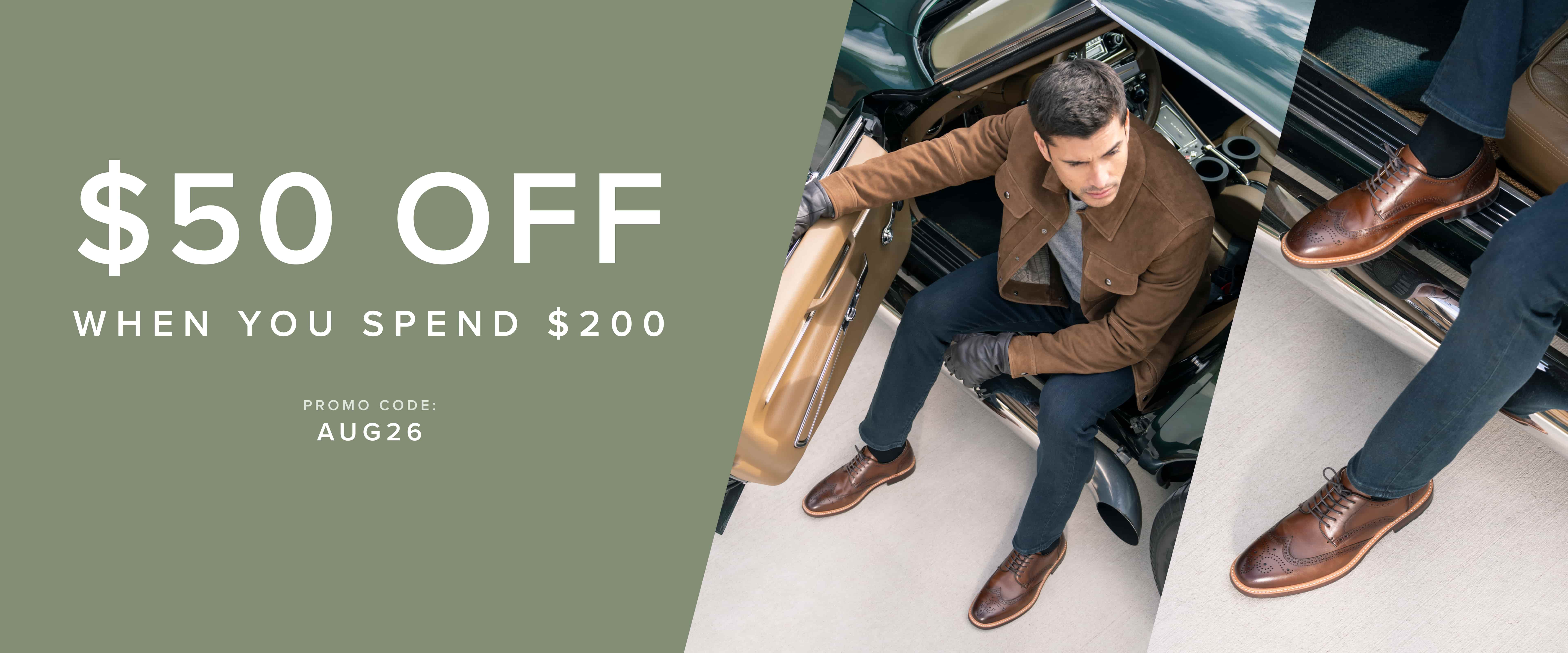 Aug - $50 Off When You Spend $200