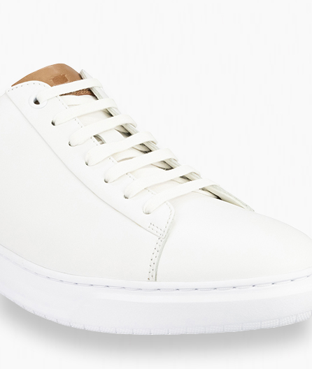 Luxuriously rich leather upper.
