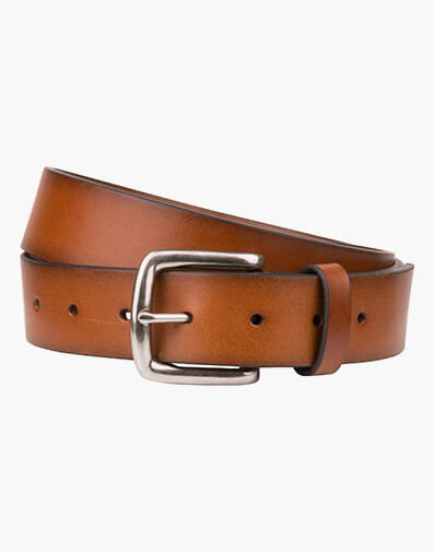 Pacino  Crossover Leather Belt  TAN