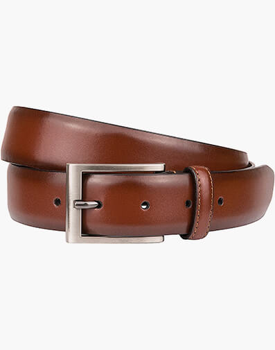 Carmine Belt Genuine Leather Belt in DARK TAN for NZ $69.00 dollars.