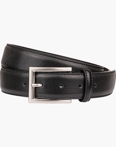 Sinclair Belt Perf Leather Belt in BLACK for NZ $55.20 dollars.