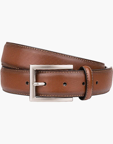 Sinclair Belt Perf Leather Belt in COGNAC for NZ $69.00 dollars.