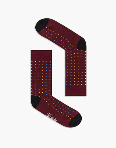 Galaxy Mercerised Cotton Dress Socks in BURGUNDY for NZ $18.00 dollars.