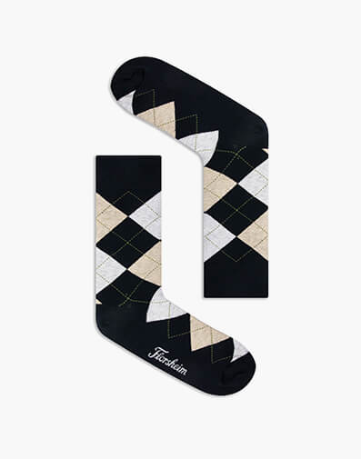 Argyle Cotton Jacquard Sock in NAVY for NZ $16.00 dollars.