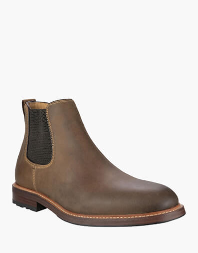 Anthem Chelsea Plain Toe Chelsea Boots in Cigar.