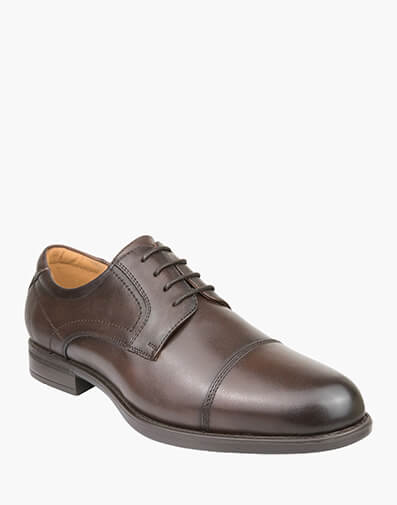 Fairfield Cap Toe Derby in BROWN for NZ $179.00 dollars.