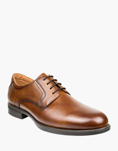 Brookfield Plain Toe Derby in TAN for NZ $219.00 dollars.