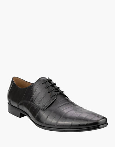 Anguilla Plain Toe Derby in BLACK for NZ $209.00 dollars.