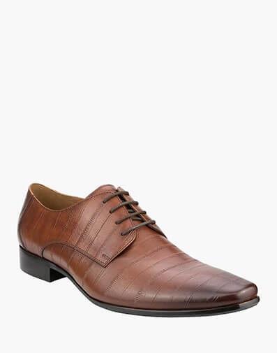 Anguilla Plain Toe Derby in TAN for NZ $209.00 dollars.