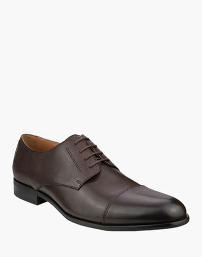 Centurion Cap Cap Toe Derby in BROWN for NZ $189.00 dollars.