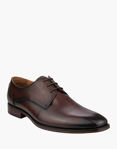 Sorrento Plain Plain Toe Derby in BROWN for NZ $279.00 dollars.
