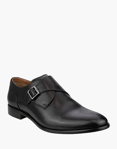 Flex 2 Monk Plain Toe Monk Strap Derby  in BLACK for NZ $259.00 dollars.