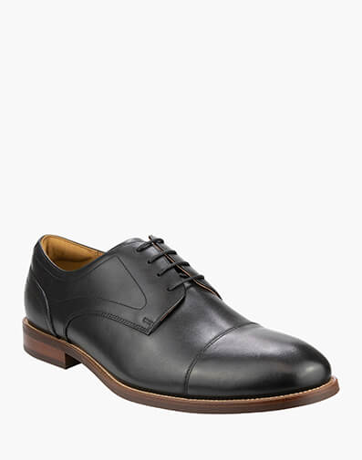 Rucci Cap Cap Toe Derby in BLACK for NZ $239.00 dollars.