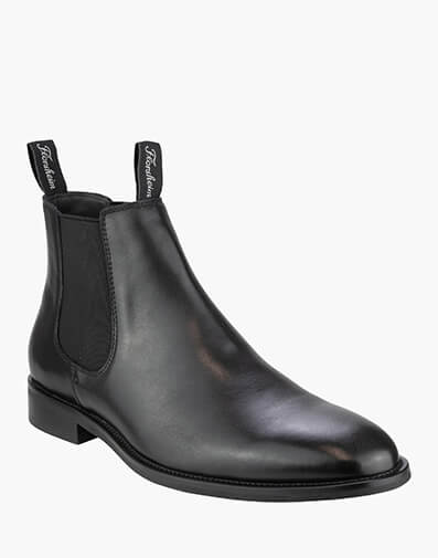 Chadwick Chelsea Plain Toe Chelsea Boot in Black.