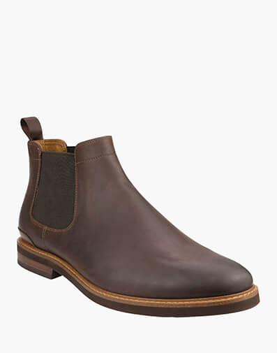 Highland Chelsea Plain Toe Gore Boot BROWN
