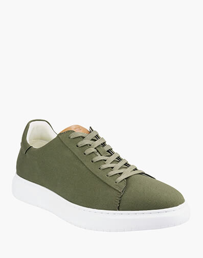 Premier Canvas Lace To Toe Sneaker  in OLIVE for NZ $109.90 dollars.
