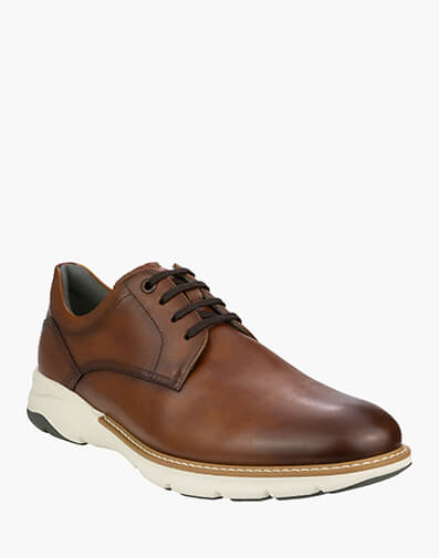 Frenzi Plain Plain Toe Derby  in COGNAC for NZ $239.00 dollars.