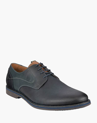 Calabria Print Plain Toe Derby  in NAVY for NZ $239.00 dollars.