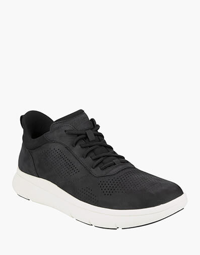Fleet Perf  Perf Toe Elastic Lace Sneaker in NERO for NZ $239.00 dollars.