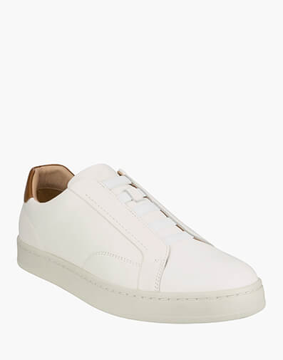 Monopoli Slip On  Elastic Lace To Toe Sneaker in CREAM for NZ $249.00 dollars.