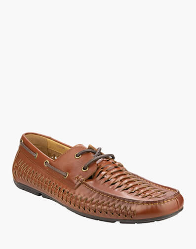 Cooper Lace Moc Toe Lace Driver in RICH TAN for NZ $249.00 dollars.