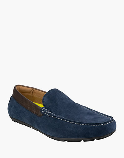 Motor Venetian Moc Toe Venetian Driver in NAVY/BROWN for NZ $149.00 dollars.