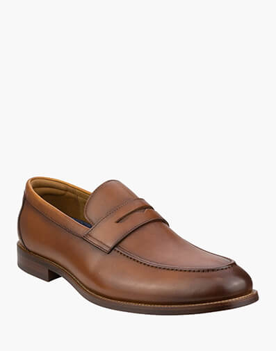 Rucci Penny Moc Toe Penny Loafer in COGNAC for NZ $179.00 dollars.