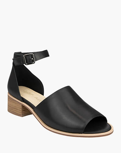 Sophie Open Toe Block Heel Sandal in BLACK for NZ $239.00 dollars.