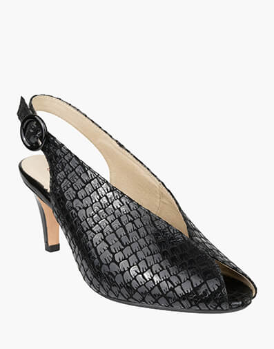 Prise Peep Toe Slingback Heel  in BLACK for NZ $239.00 dollars.