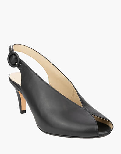 Prise Peep Toe Slingback Heel  in NERO for NZ $189.00 dollars.
