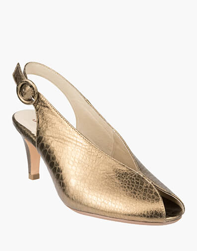 Prise Peep Toe Slingback Heel  in BRONZE for NZ $239.00 dollars.