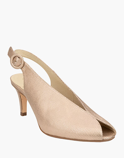 Prise Peep Toe Slingback Heel  in ROSE GOLD for NZ $239.00 dollars.