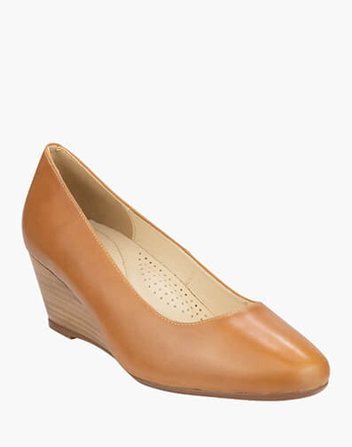 Jour Flex Almond Toe Wedge in COGNAC for NZ $159.90 dollars.