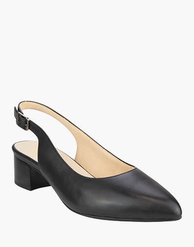 Amanda Point Toe Block Heel in BLACK for NZ $239.00 dollars.