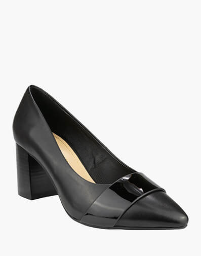 Monique Point Toe Block Heel in BLACK for NZ $189.00 dollars.