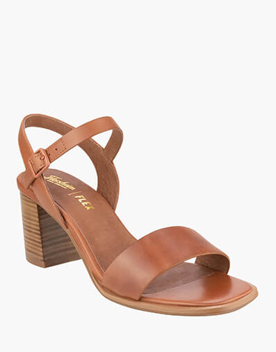 Tara Open Toe Block Heel in CEDAR for NZ $229.00 dollars.