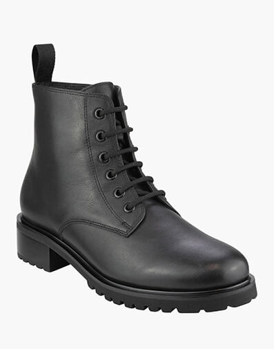 Callie Plain Toe Lace Up Boot in BLACK for NZ $289.00 dollars.