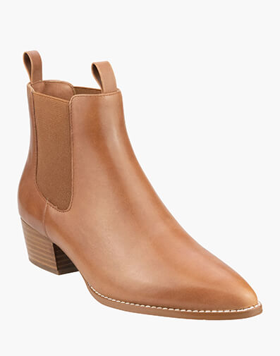 Leanne Plain Toe Chelsea Boot in DARK TAN for NZ $179.90 dollars.