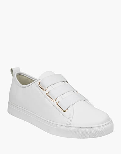 Piper Plain Toe Elastic Lace Up in WHITE for NZ $229.00 dollars.