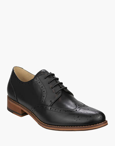 Monica Wingtip Derby  in BLACK for NZ $259.00 dollars.