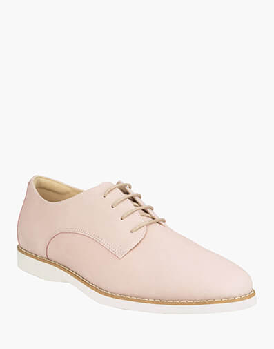 Easy Flex 4H Canvas  Plain Toe Derby in BLUSH for NZ $249.00 dollars.