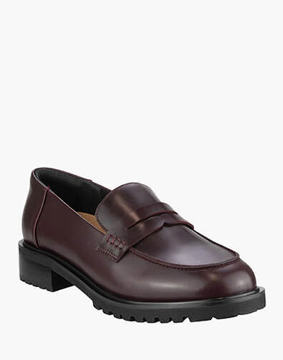 Celine Moc Toe Penny Loafer in WINE for NZ $249.00 dollars.