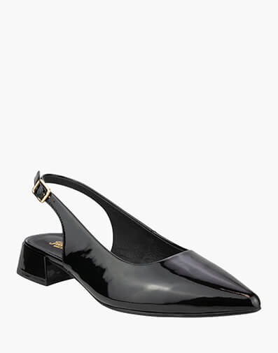 Addison Point Toe Slingback Block Heel in MIDNIGHT for NZ $239.00 dollars.